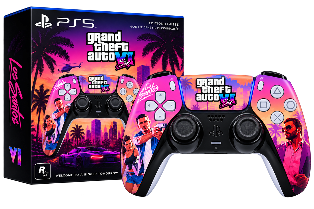 Manette PS5 Custom GTA VI – Édition Los Santos