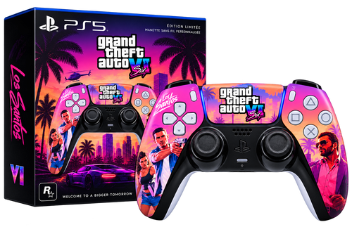 Manette PS5 Custom GTA VI – Édition Los Santos